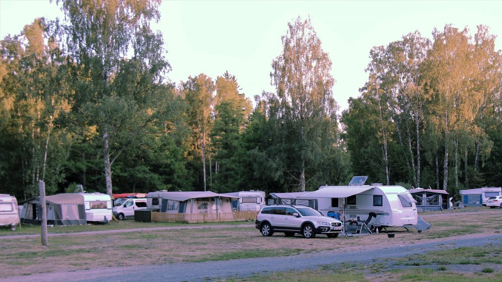 En torr sommar är markisen fullt tilltäcklig.