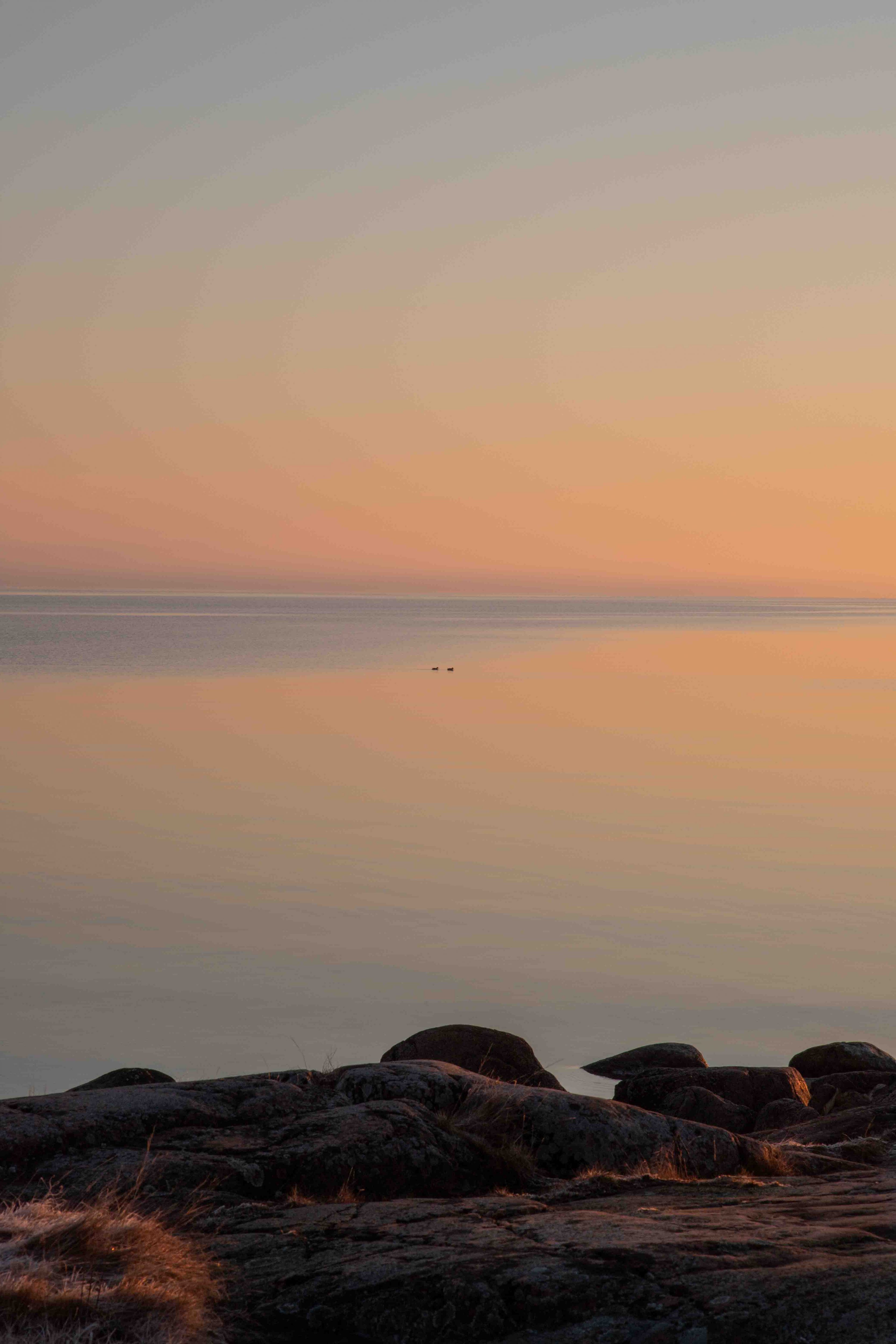Himmel vid soluppgång.